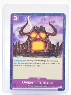 ONIGASHIMA ISLAND 2022 ONE PIECE ANIMAL KINGDOM PIRATES A #ST04-017 Q5600 - Image 1