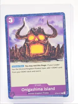 ONIGASHIMA ISLAND 2022 ONE PIECE ANIMAL KINGDOM PIRATES D #ST04-017 Q5600 - Image 1