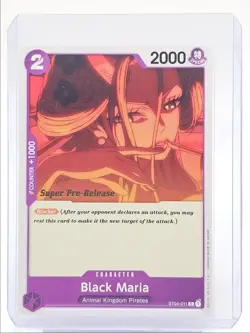 BLACK MARIA 2022 ONE PIECE ANIMAL KINGDOM PIRATES COMMON B #ST04-011 Q5600 - Image 1