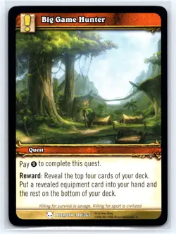 Other World of Warcraft TCG Azeroth #348/361 Big Game Hunter - Image 1