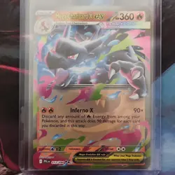 Pokemon Mega Charizard X ex Double Rare Holo 013/094 Me02 Phantasmal Flames Card - Image 1