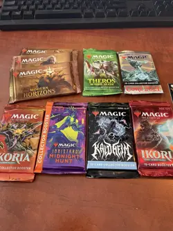 MTG booster pack bundle. 3x MH1, 1x Ikoria collector, 1x 2021 Collector + more - Image 1