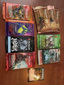 MTG booster pack bundle. 3x MH1, 1x Ikoria collector, 1x 2021 Collector + more - Image 2