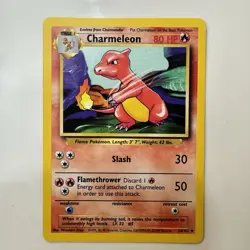 Charmeleon - 24/102 - Base Set - Unlimited - Pokemon Card - Vintage - Near Mint - Image 1