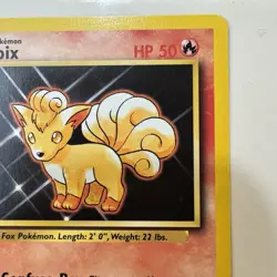 Pokemon Vulpix 50 HP Common 68/102 Base Set 1999 Wizards English TCG Card - Image 4