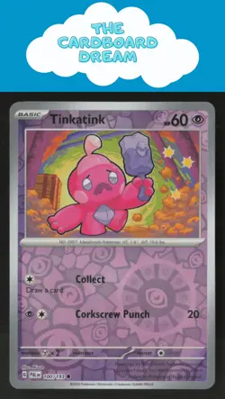 Tinkatink SV02: Paldea Evolved #100/193 Reverse Holo Common Pokemon Card - Image 1