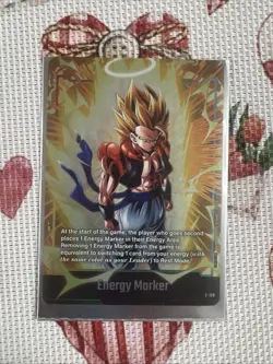 Dragon Ball Super Card Game 2nd Anniversary Energy Marker E-129 SSJ Gogeta - Image 1