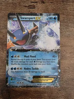Swampert EX XY55 Holo Black Star Promo Pokemon Card - Image 1