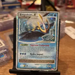 Pokemon Empoleon LV.X Holo Card Diamond and Pearl Series 2007 - Image 1