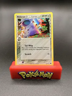 Nidoran 56/101 EX Dragon Frontiers Stamped Reverse Holo Pokemon Card NM - Image 1