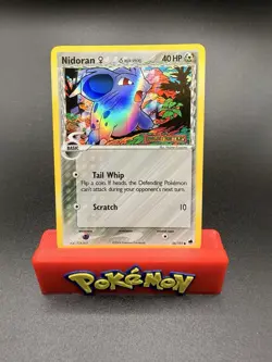 Nidoran 56/101 EX Dragon Frontiers Stamped Reverse Holo Pokemon Card NM - Image 4