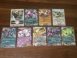 Pokemon TCG 9 EX/Vstar Card Lot Mixed - NM - Image 1