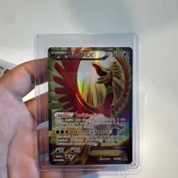 Pokemon TCG Ho-Oh EX Full Art Ultra Holo Rare Card 121/122 XY Breakpoint 2016 - Image 1