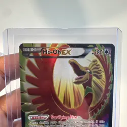 Pokemon TCG Ho-Oh EX Full Art Ultra Holo Rare Card 121/122 XY Breakpoint 2016 - Image 2