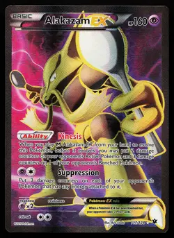 Alakazam EX 117/124 Ultra Rare Full Art XY Fates Collide Pokemon Card - Image 1