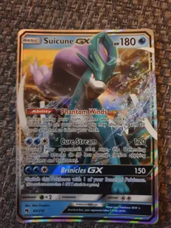Pokemon Card - Suicune GX - 60/214 - SM Lost Thunder - Half Art - Ultra Rare NEW - Image 2