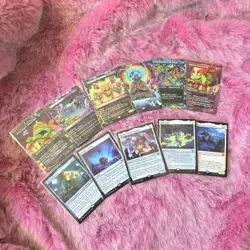 11 Card Lot TMNT MTG - Foil Mythic & Rares - Pack Fresh and Near Mint - Image 1