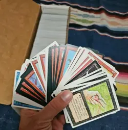 Vintage Collection of ~800 Old 1994 & 1995 Magic The Gathering Deckmaster Cards - Image 1