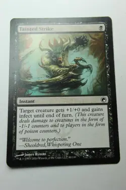 MTG Tainted Strike x1- -Scars of Mirrodin-Lightly Played - Image 1