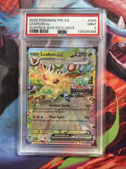 Leafeon ex (Prismatic Evolutions Stamp) 6/131 Miscellaneous Cards & Product Holo - Image 1