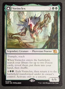 MTG Card - 1x Vorinclex The Grand Evolution - March of the Machine, NM Magic 213 - Image 1