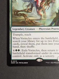 MTG Card - 1x Vorinclex The Grand Evolution - March of the Machine, NM Magic 213 - Image 5