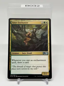 MTG Satyr Enchanter Core Set 2019 223/280 Regular Uncommon - Image 1