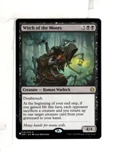 MTG SkeenAB Witch of the Moors from Jumpstart (MB ver). NM. - Image 1