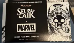 MTG Secret Lair x Marvel's Spider-Man: Mana Symbiote Raised Foil Edition Sealed - Image 1