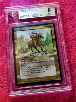 Adun Oakenshield - 1994 Legends (LEG) - Graded BGS 9 Mint - MTG Reserved List - Image 1