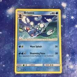 Brionne - 40/149 - Water (Sun & Moon) Pokemon TCG Official - Image 1