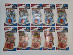 (10) Pokemon TCG Battle Styles Booster Blister Packs - Promo Card & Coin 728192526978 - Image 1