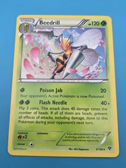 Beedrill 5/146 XY Regular Base set Pokemon TCG NM 2014 LP - Image 1