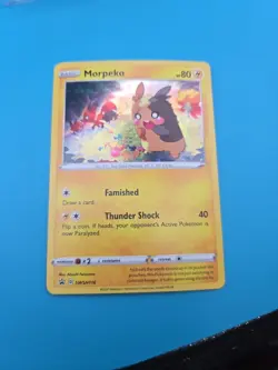 Morpeko Pokemon SWSH116 Black Star Promo Holo - Image 1