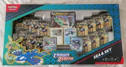 Pokemon TCG Crown Zenith Sea and Sky Premium Collection 14 Packs, NEW / Box Flaw - Image 1