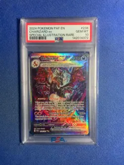2024 POKEMON PAF EN-PALDEAN FATES SPECIAL ILLUSTRATION RARE CHARIZARD EX PSA 10 - Image 1
