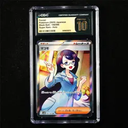 CGC 10 PRISTINE 2025 Pokemon JPN Fennel 166/086 SR - Image 1