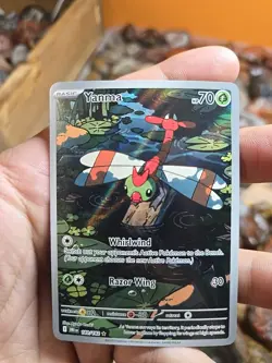 Yanma Pokemon TCG Destined Rivals Full Art Illustration Rare Card 183/182 - Image 1