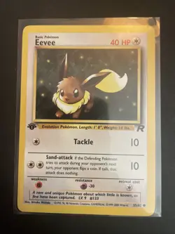 Eevee *1st Edition* #55/82 Team Rocket (LP) - Image 1