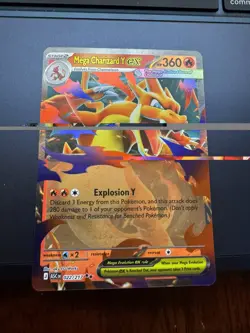 Pokemon TCG - Mega Evolution - Mega Charizard Y EX - MEP 030 - Black Star Promo - Image 1