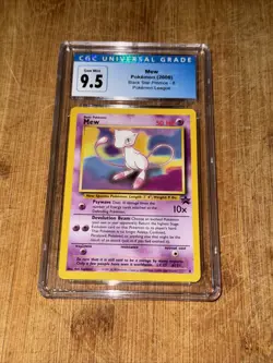 2000 Pokemon Black Star Promo Mew CGC GEM MINT 9.5 - Image 1