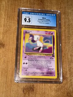 2000 Pokemon Black Star Promo Mew CGC GEM MINT 9.5 - Image 2