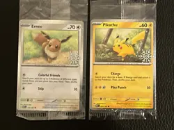 Pokemon 2025 Holiday Calendar Stamped Lot of 4 | Sealed | Eevee Pikachu Glaceon - Image 3