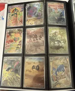 Pokemon Binder Lot Collection Of 300 + Cards Illustration Rares Full Arts, Ex’s - Image 2