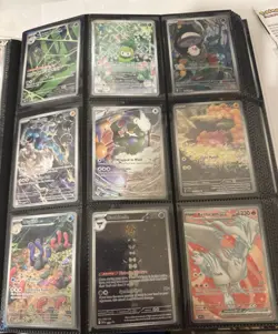Pokemon Binder Lot Collection Of 300 + Cards Illustration Rares Full Arts, Ex’s - Image 3