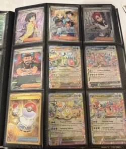 Pokemon Binder Lot Collection Of 300 + Cards Illustration Rares Full Arts, Ex’s - Image 5