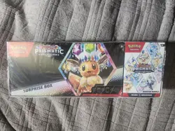 Pokemon TCG Prismatic Evolutions Surprise Box 2-Pack Booster Bundle English - Image 1