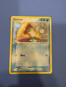 Pokemon TCG Reverse Holo Card Snorunt 64/106 Stamped EX Emerald - Image 3