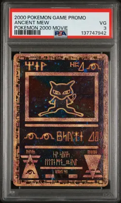 2000 POKEMON GAME MOVIE POKEMON 2000 MOVIE ANCIENT MEW PSA 3 - Image 1