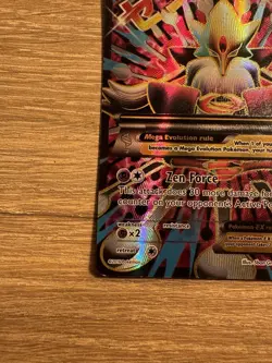 Pokemon TCG M Alakazam EX Card Full Art #118/124 Fates Collide - Image 4